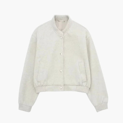 Casual Fit Women's Bomber Jacket with Soft Warmth - Olytrend