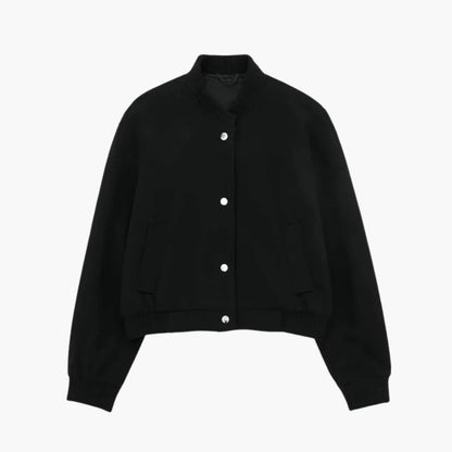 Women's Short Zip Up Jacket with Pockets