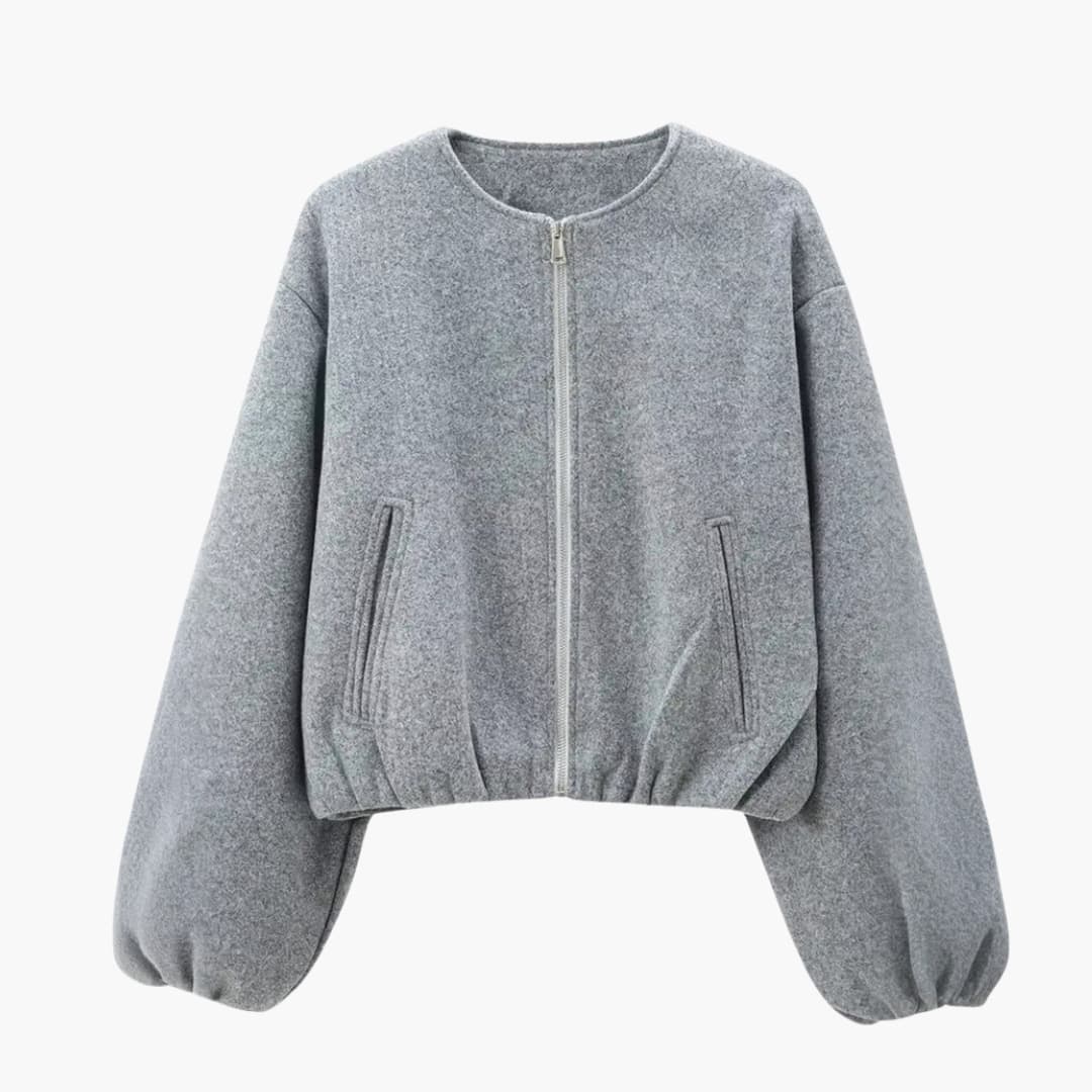 Ladies Short Zip Up Jacket