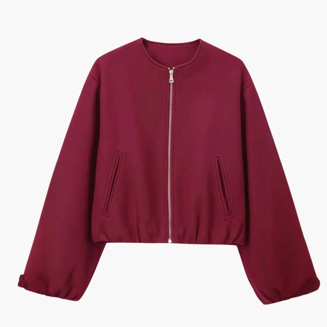 Ladies Short Zip Up Jacket