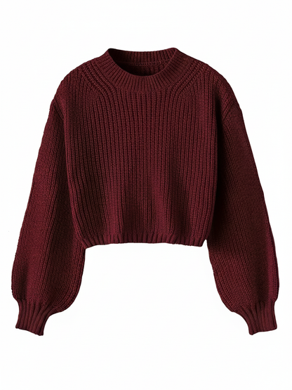 Short Sleeve Women's Casual Sweater - Olytrend