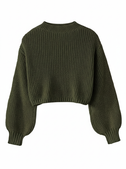 Short Sleeve Women's Casual Sweater