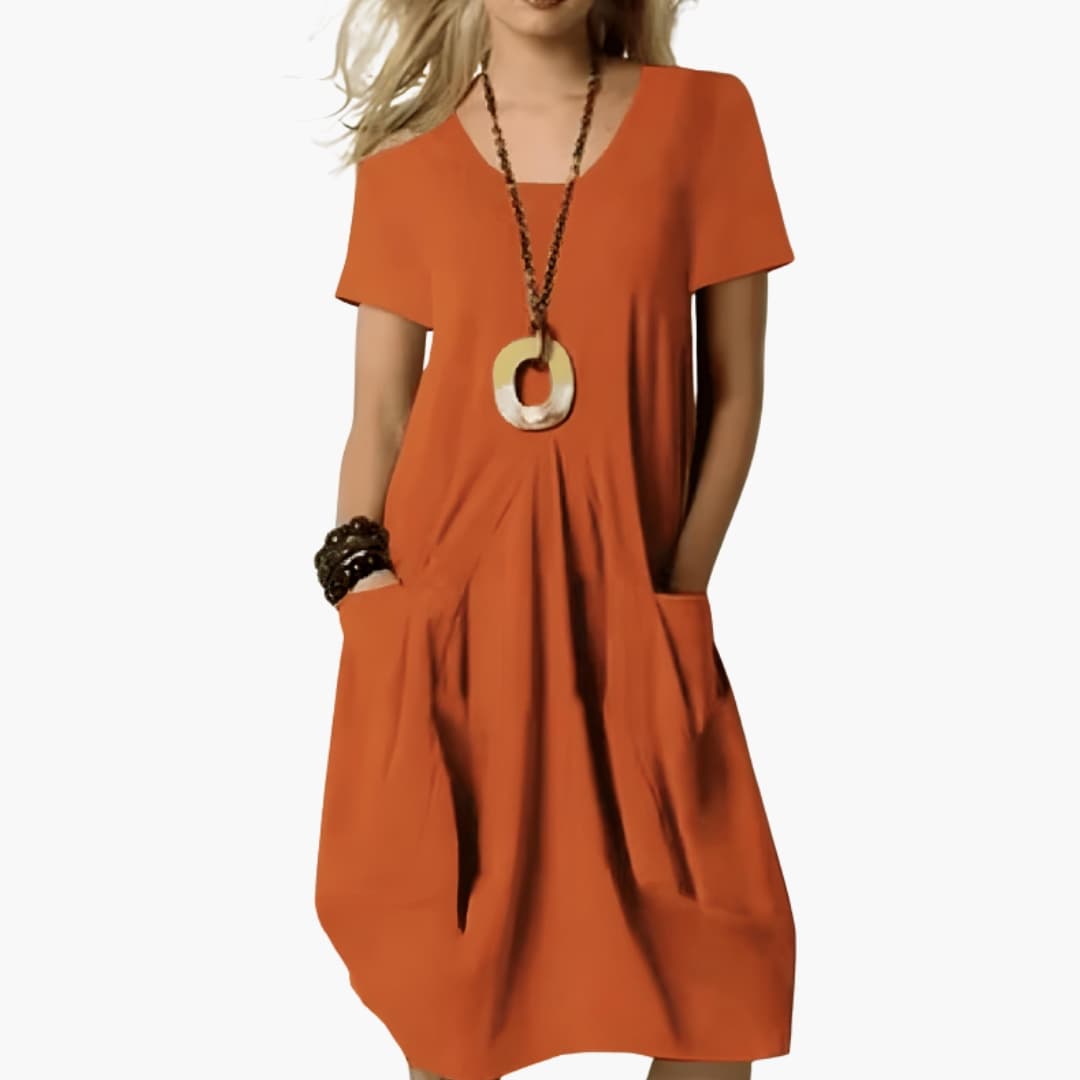 Simple Classic A-Line Women's Dress