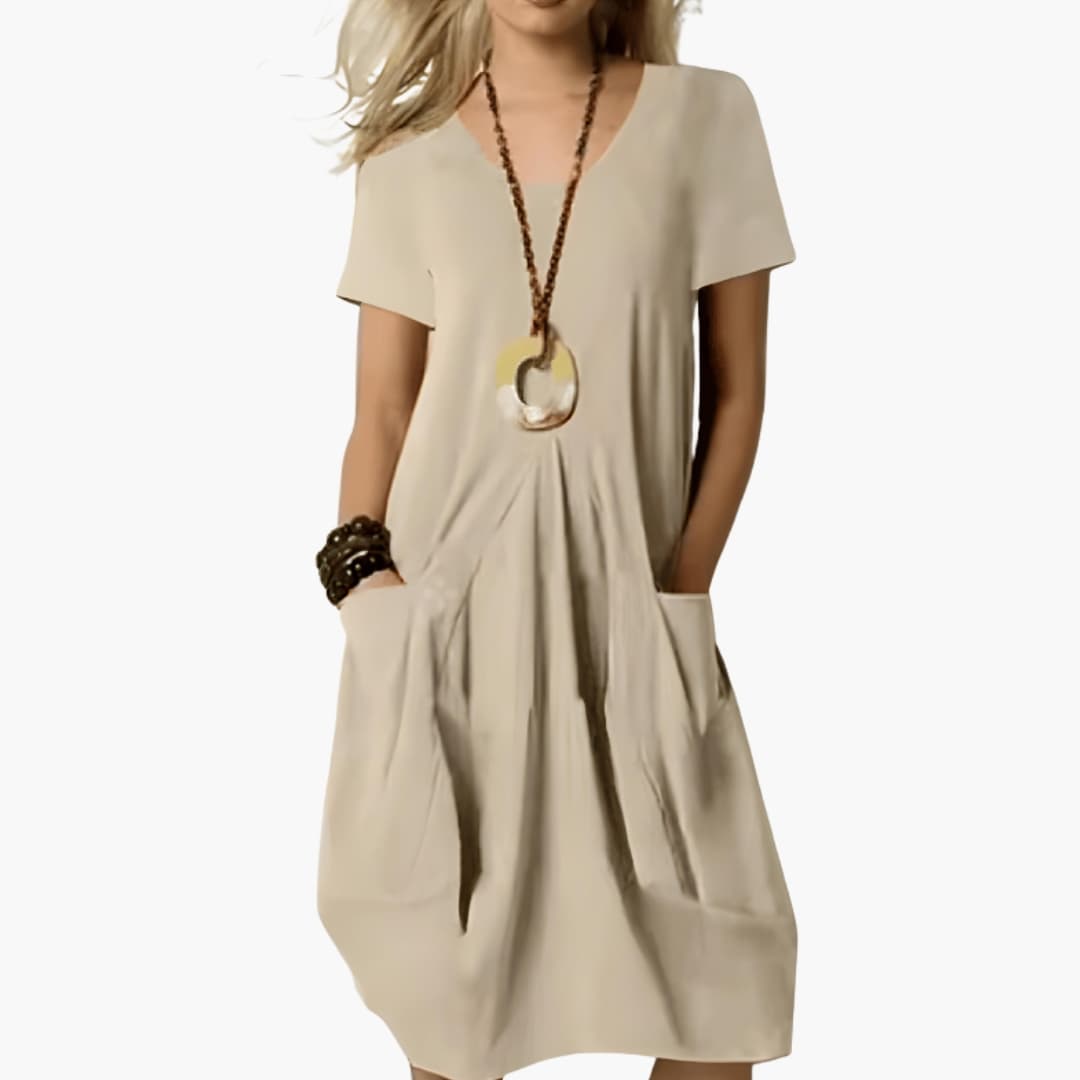 Simple Classic A-Line Women's Dress