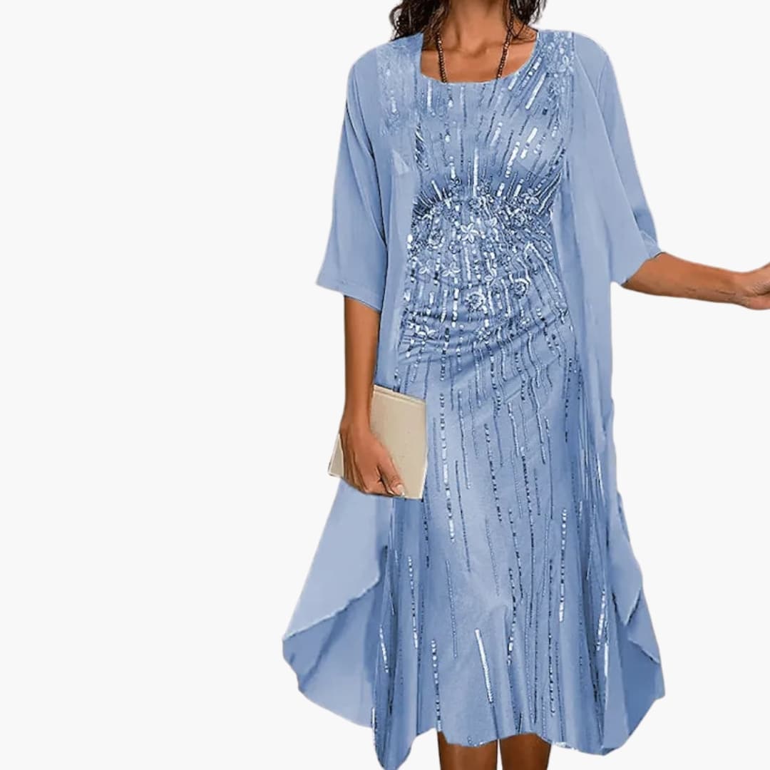 Ladies' Casual Printed A-Line Dress