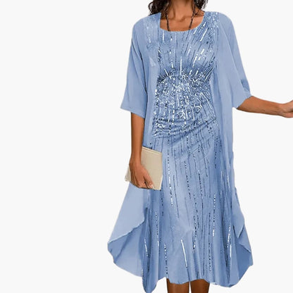 Ladies' Casual Printed A-Line Dress