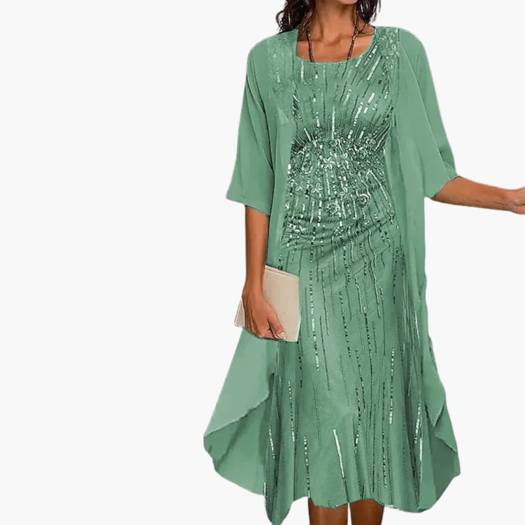 Ladies' Casual Printed A-Line Dress