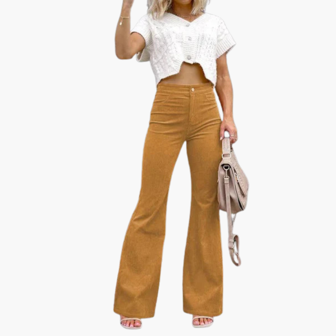 Women's High Waisted Wide Leg Pants with Pockets