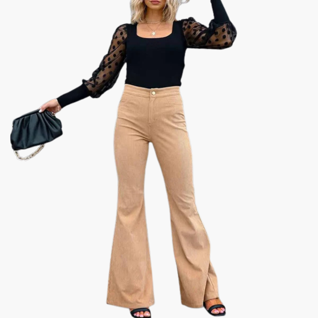 Women's High Waisted Wide Leg Pants with Pockets