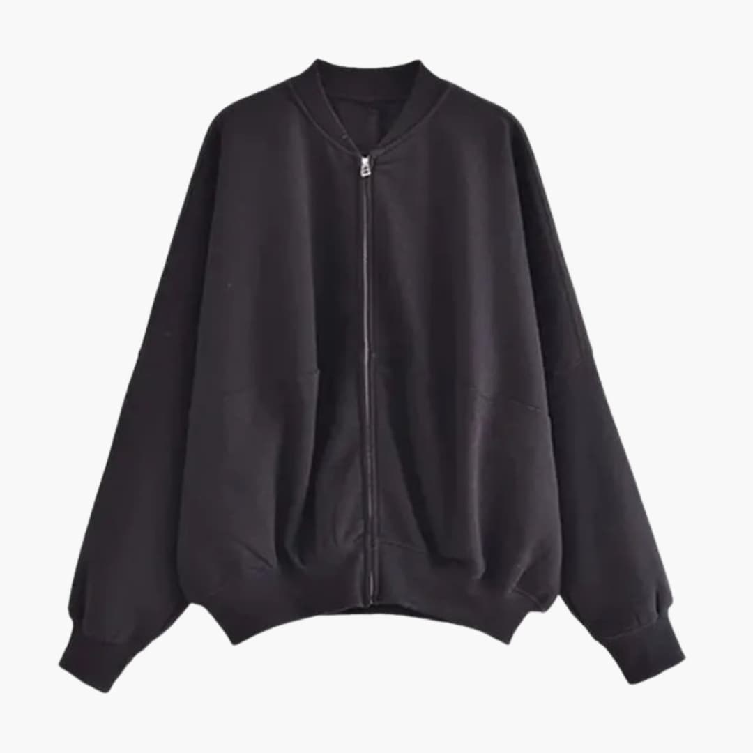 Cozy Women's Fleece Bomber Jacket