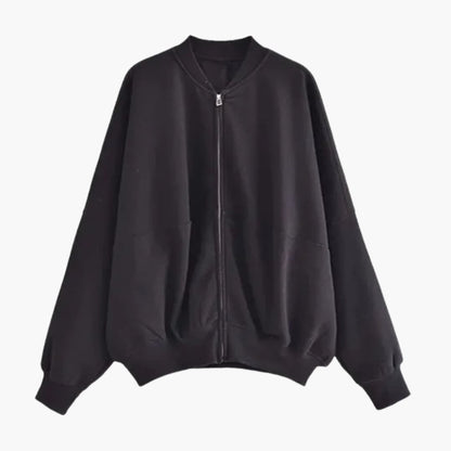 Cozy Women's Fleece Bomber Jacket