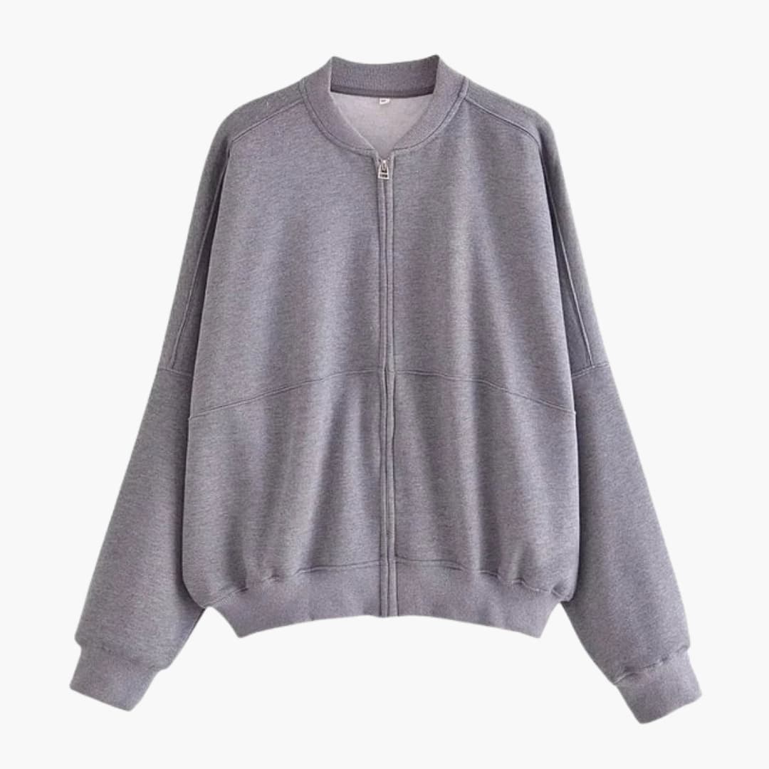 Cozy Women's Fleece Bomber Jacket