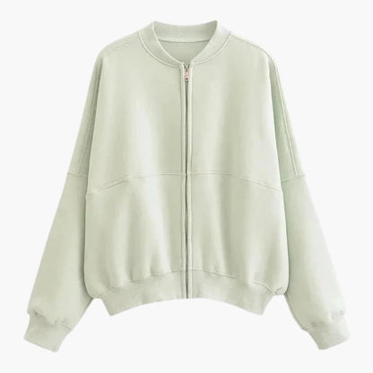 Cozy Women's Fleece Bomber Jacket - Olytrend