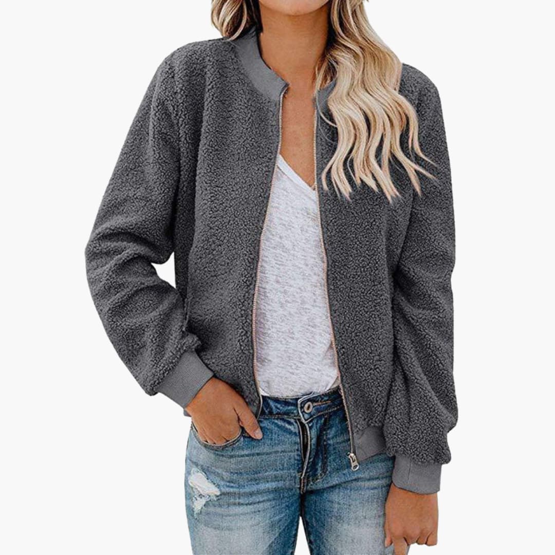 Warm Women's Zip Up Fleece Jacket