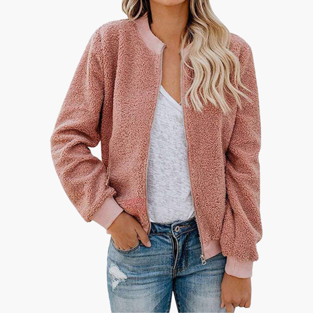 Warm Women's Zip Up Fleece Jacket