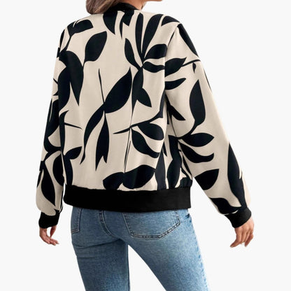 Ladies' Pretty Zip Up Floral Jacket
