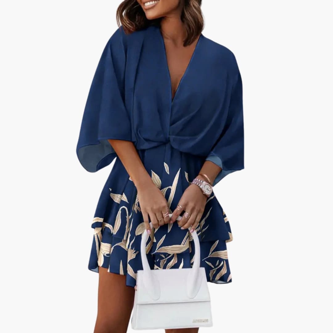 Ladies' Pretty Ruffle Trim Summer Dress