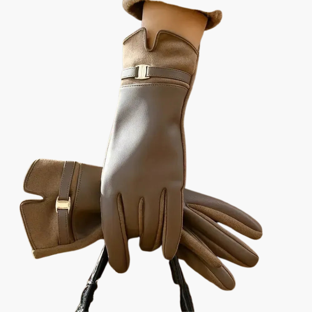 Warm Insulated Women's Gloves with Touchscreen Fingers
