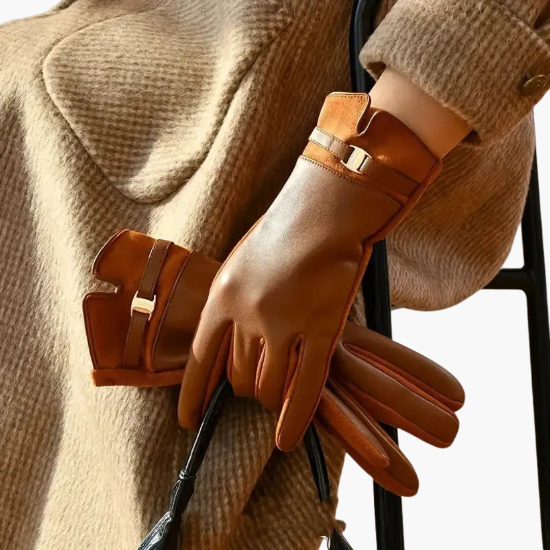 Warm Insulated Women's Gloves with Touchscreen Fingers