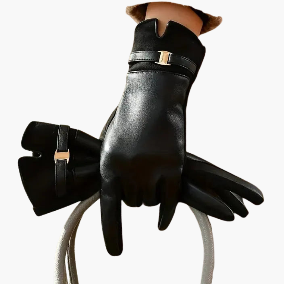 Warm Insulated Women's Gloves with Touchscreen Fingers