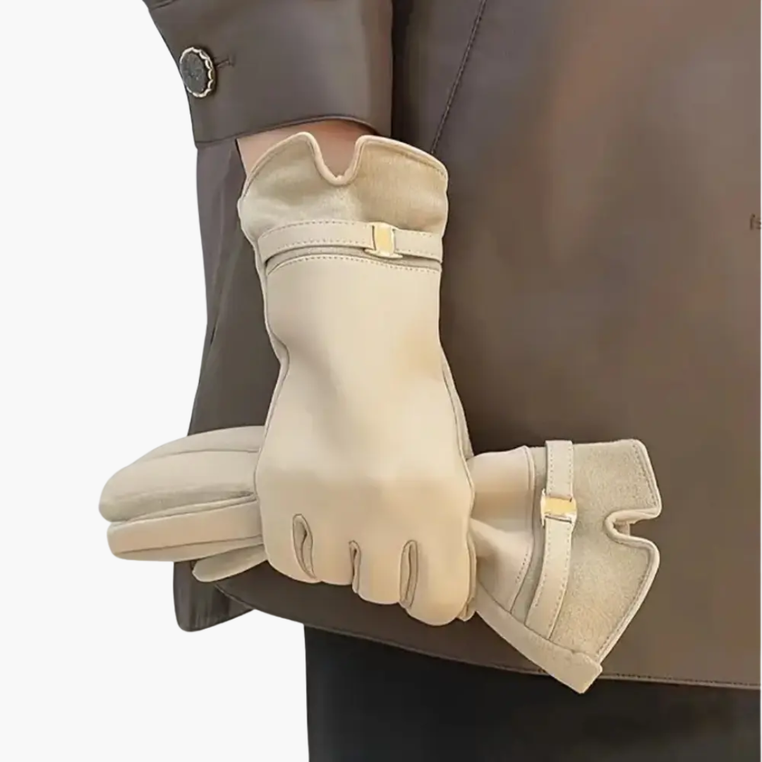 Warm Insulated Women's Gloves with Touchscreen Fingers