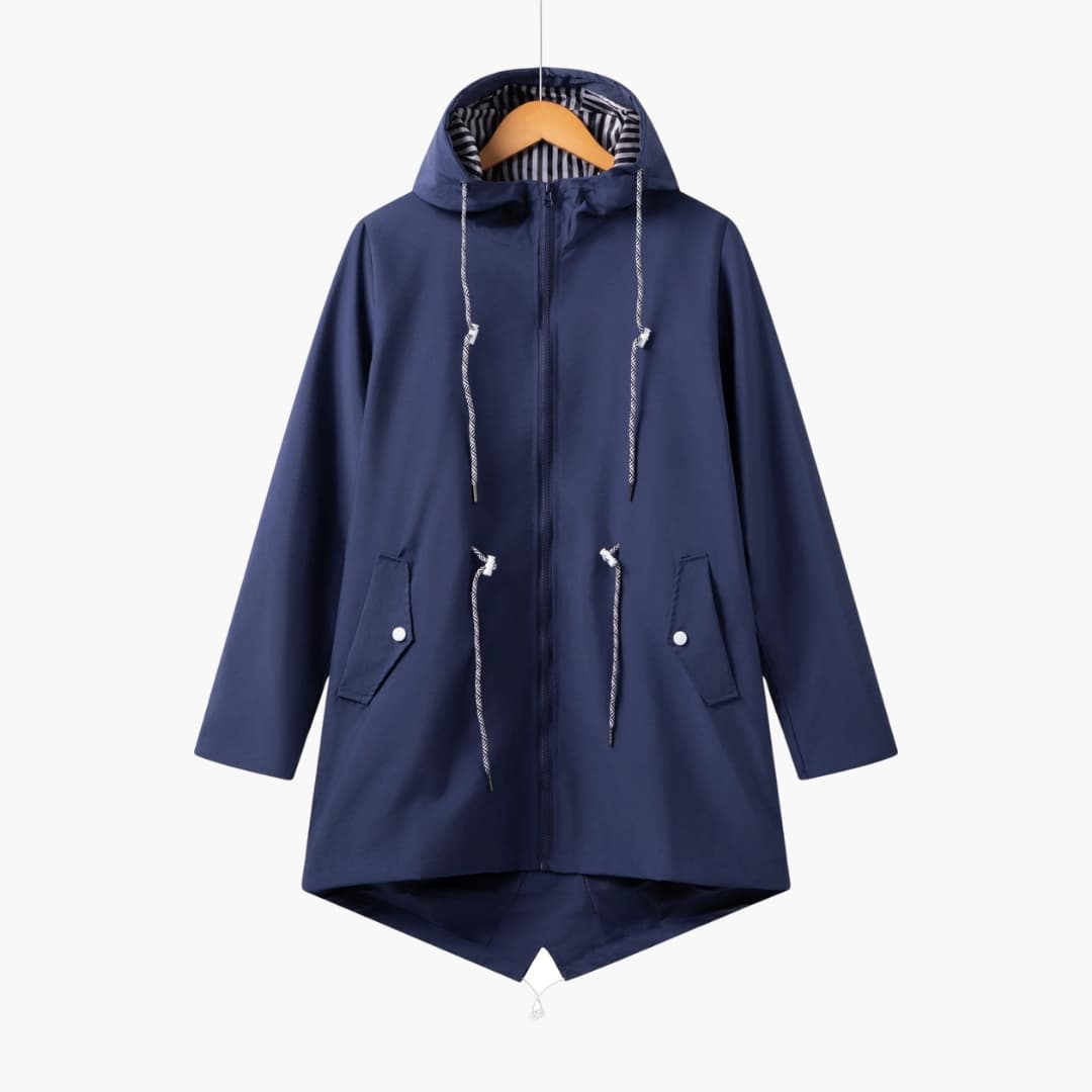 Ladies Warm Parka with Zip Pockets