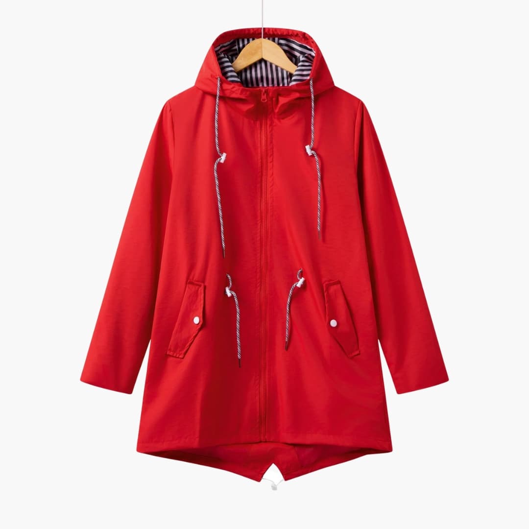 Ladies Warm Parka with Zip Pockets
