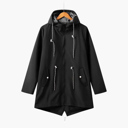 Ladies Warm Parka with Zip Pockets
