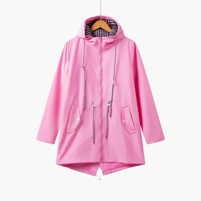 Ladies Warm Parka with Zip Pockets