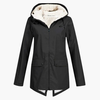 Ladies Waterproof Zip Up Hoodie Jacket
