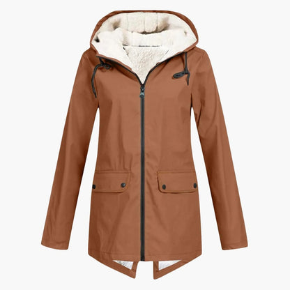 Ladies Waterproof Zip Up Hoodie Jacket