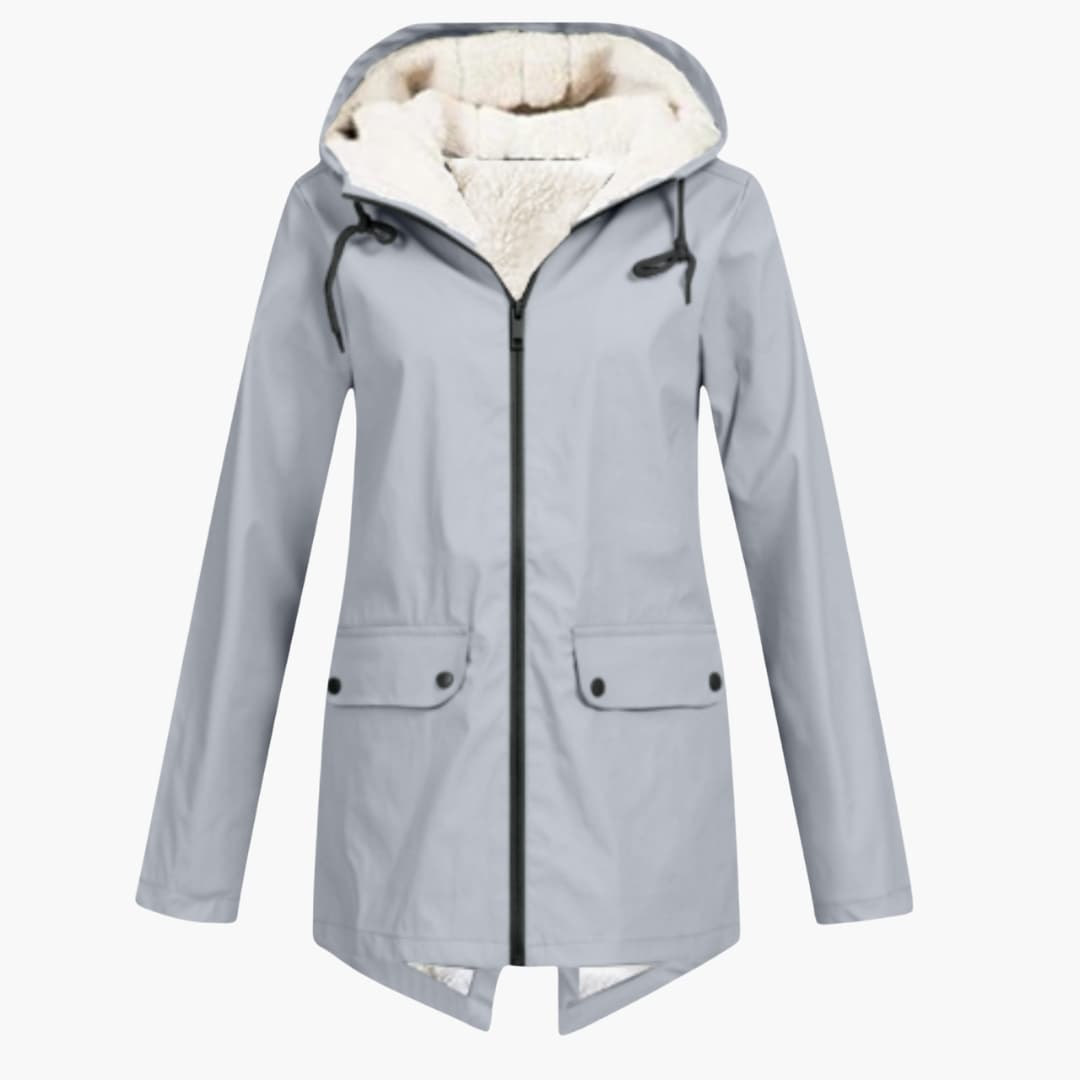 Ladies Waterproof Zip Up Hoodie Jacket