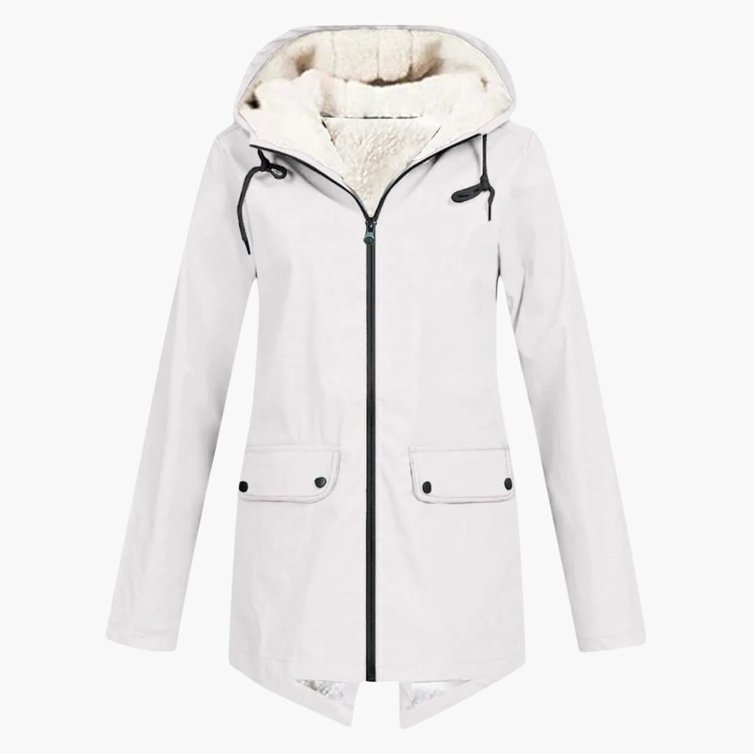 Ladies Waterproof Zip Up Hoodie Jacket