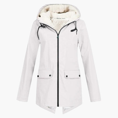 Ladies Waterproof Zip Up Hoodie Jacket