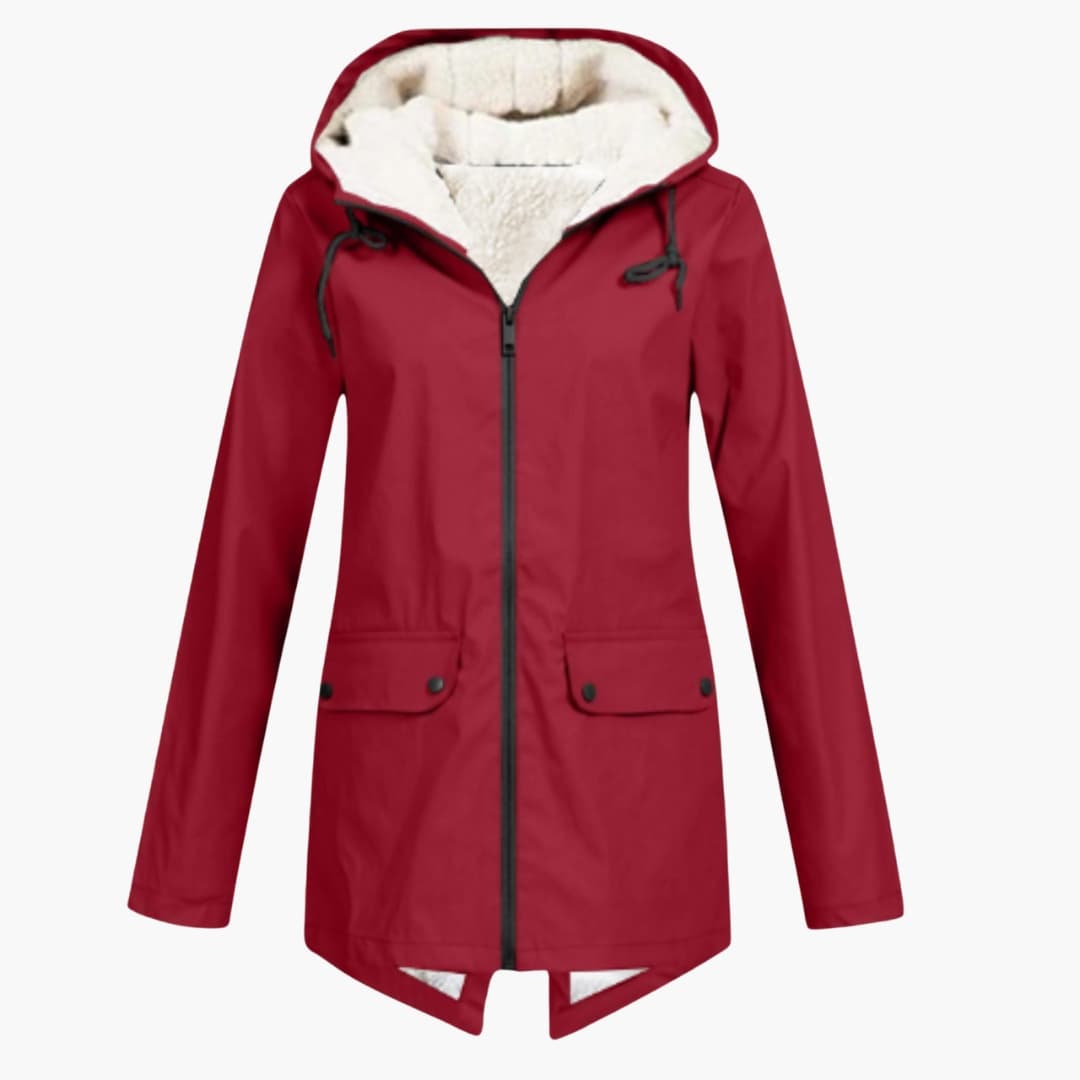 Ladies Waterproof Zip Up Hoodie Jacket