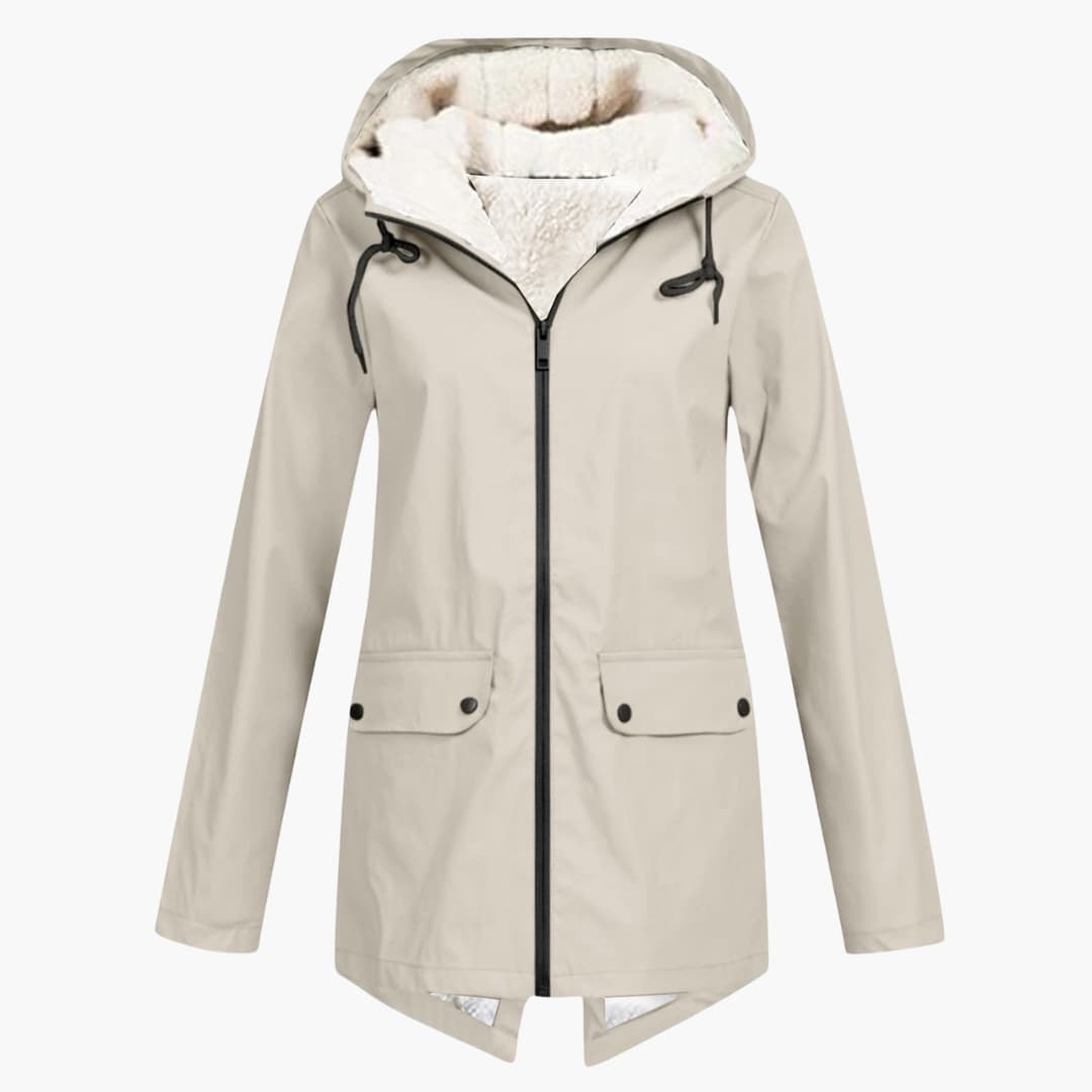 Ladies Waterproof Zip Up Hoodie Jacket