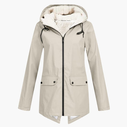 Ladies Waterproof Zip Up Hoodie Jacket