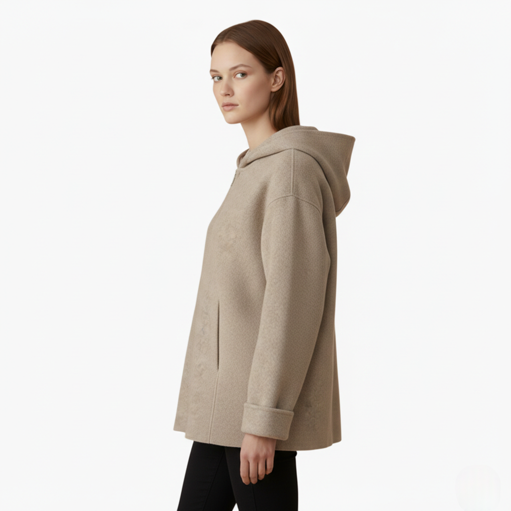 Ladies Waterproof Zip Up Parka Jacket