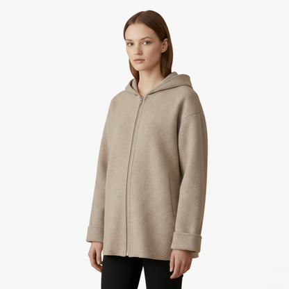 Ladies Waterproof Zip Up Parka Jacket