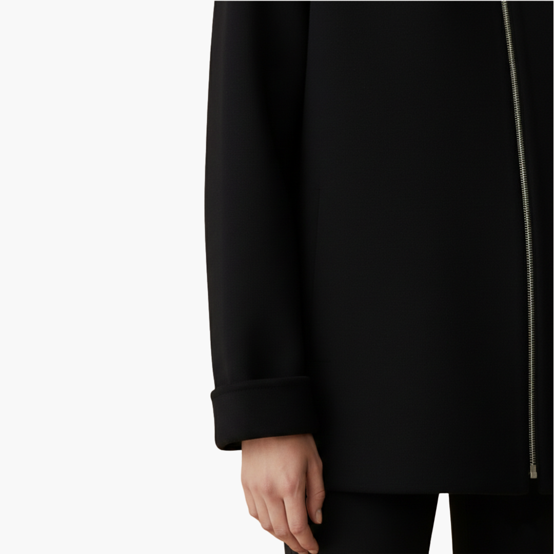 Ladies Waterproof Zip Up Parka Jacket