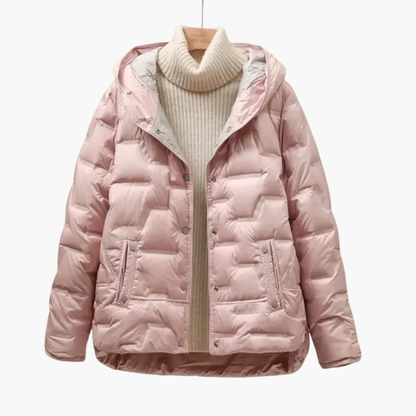 Warm Women's Quilted Hooded Parka Jacket