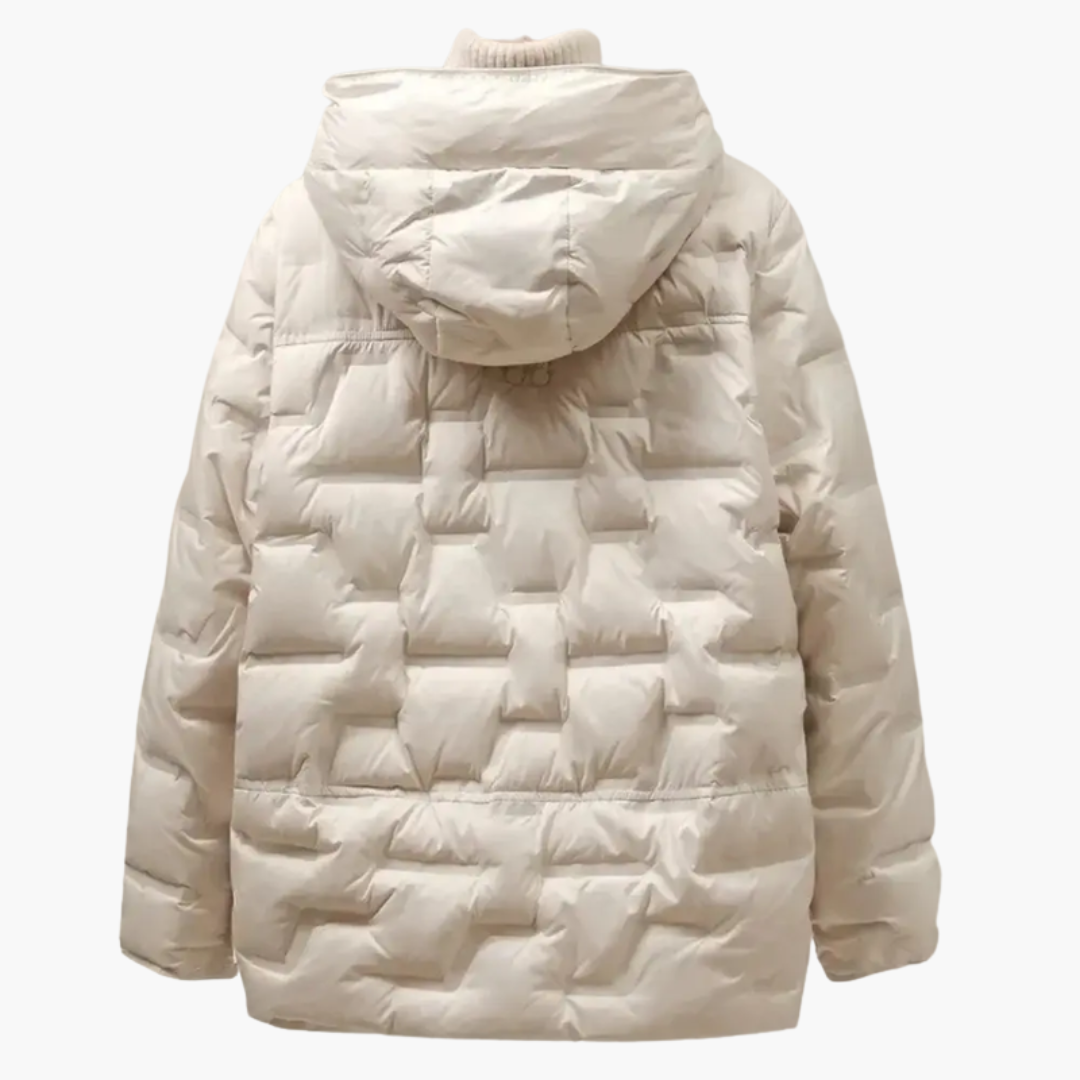 Warm Women's Quilted Hooded Parka Jacket