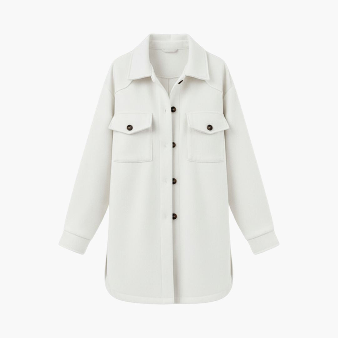Ladies Classic Button Front Jacket - Olytrend