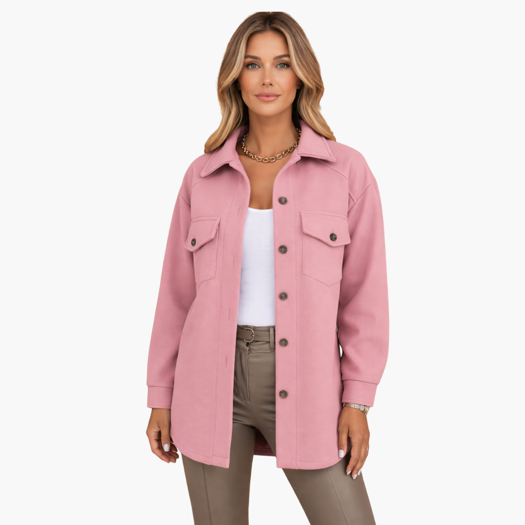 Ladies Classic Button Front Jacket
