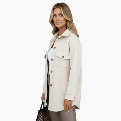 Ladies Classic Button Front Jacket