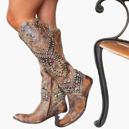 Tall Women's Pointed Toe Zip Boots