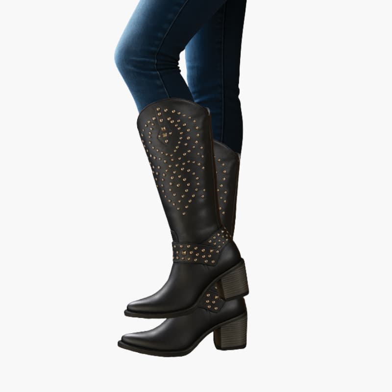 Tall Women's Pointed Toe Zip Boots