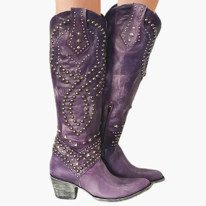 Tall Women's Pointed Toe Zip Boots