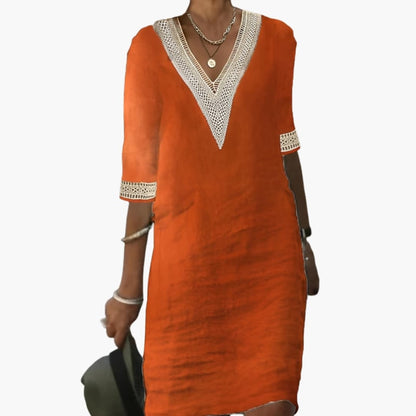 Casual Fit Knee Length Summer Dress