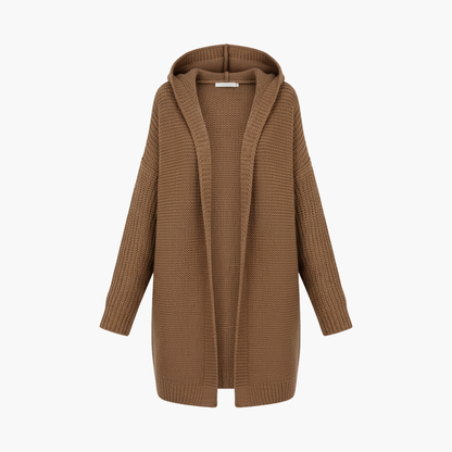 Cozy Women's Open Front Hooded Sweater